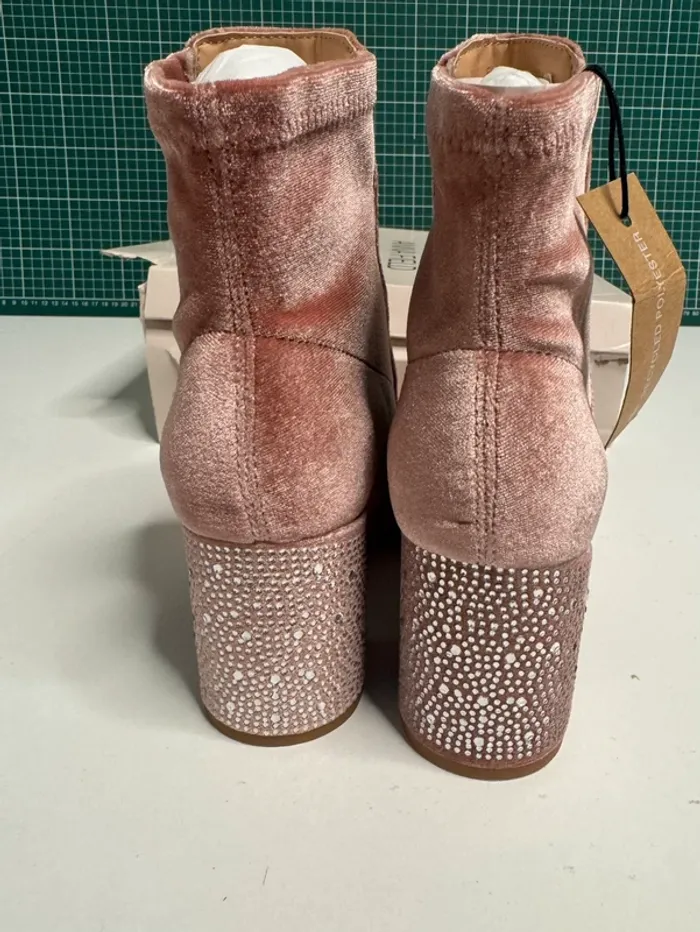 Boots à talons Light Pink Anna Field neuve taille 37 - photo numéro 4