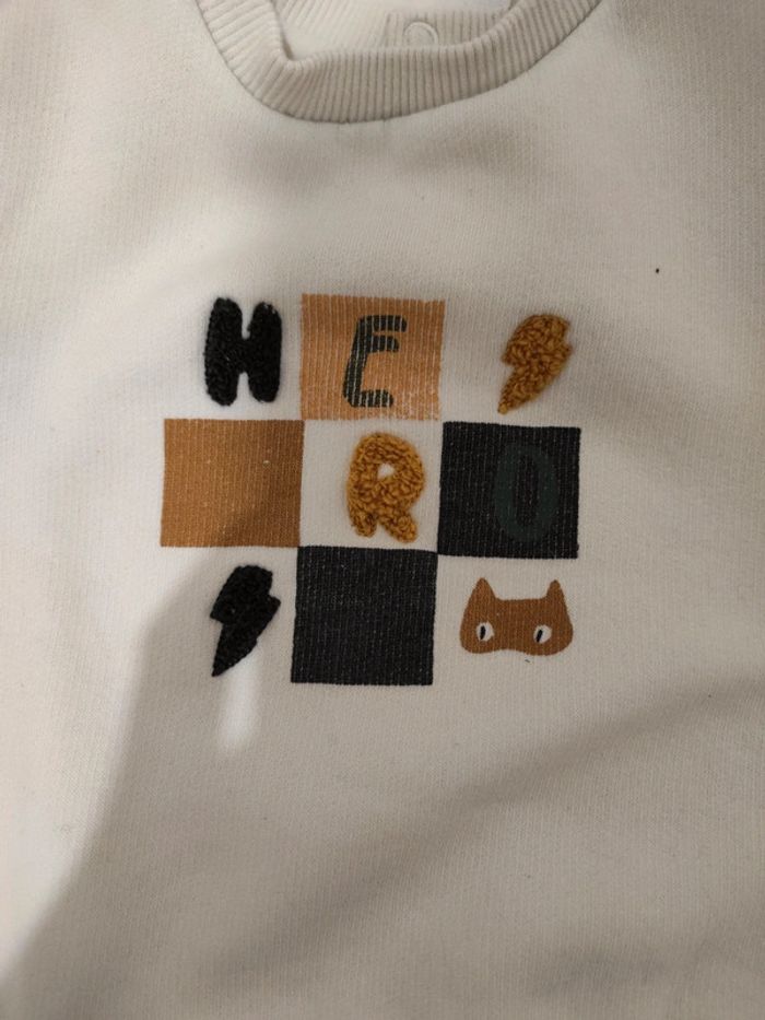 Ensemble Sweat+pantalon garçon 6 mois Tape à l'oeil - photo numéro 5