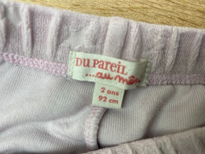 Bas pyjama velours hiver chaud 2 ans - photo numéro 3