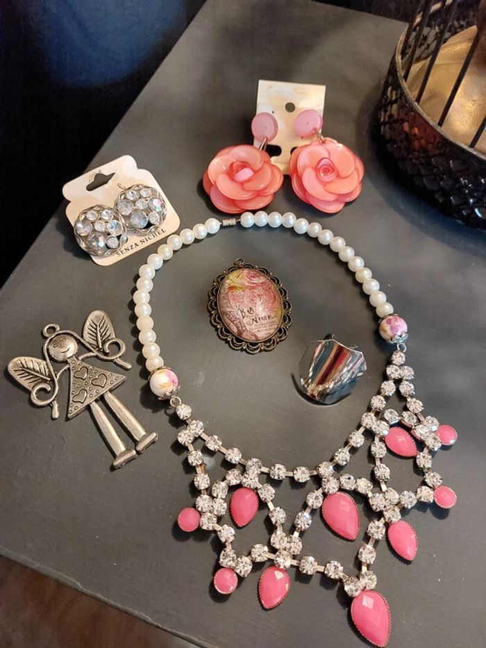 Lot de bijoux vintage et moderne varié - photo numéro 5