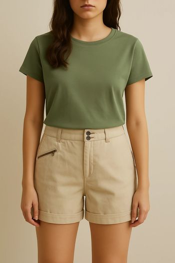 🩳 Short femme beige Quechua