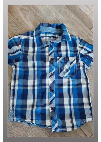 Chemisette bleue mini rebel 18 mois