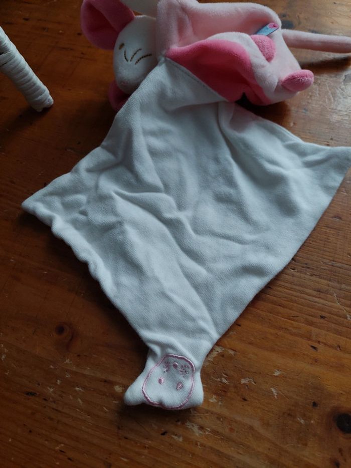 Doudou mouchoir souris Sucre d'orge - photo numéro 4