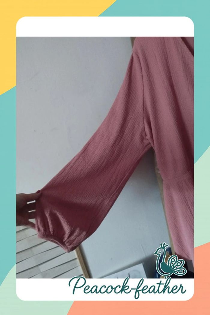 Blouse rose 44 xxl m&s mode - photo numéro 3