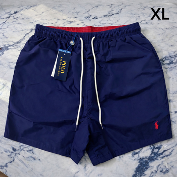 Short de plage Ralph Lauren pour Homme - Taille XL - Bleu marine logo rouge - Neuf