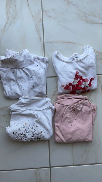 Lot hauts manches longues