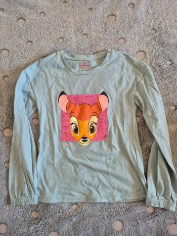 Tee-shirt sequins bambi 12 ans