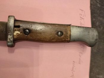 Vrai baïonnette pour déco