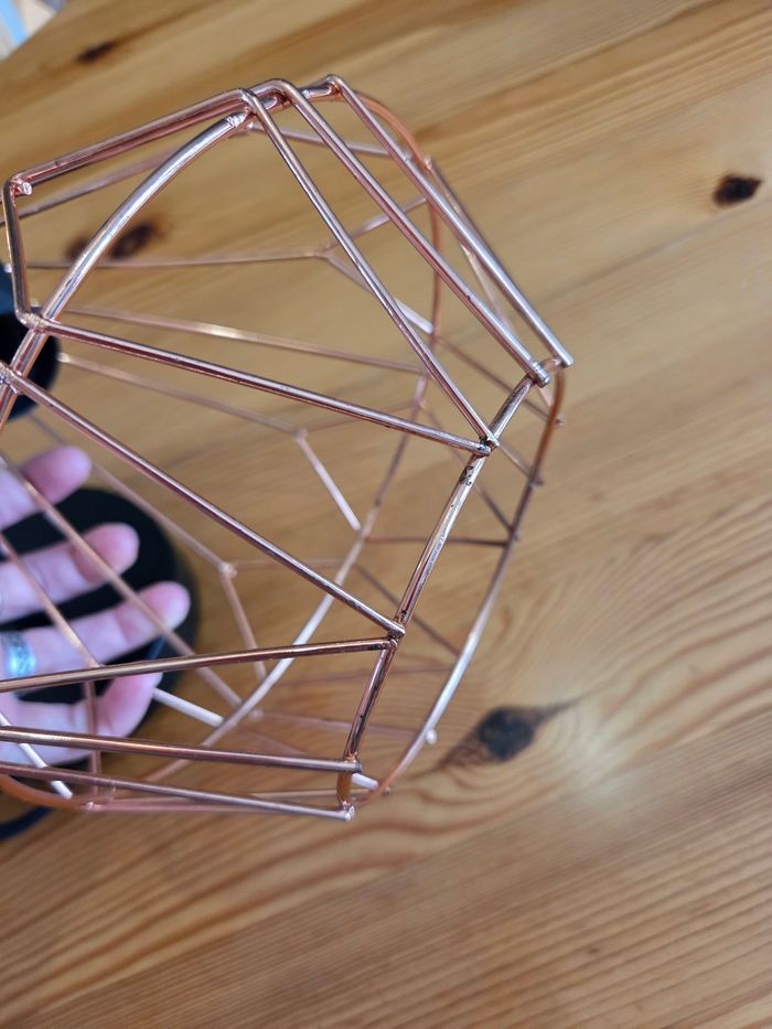 Suspension luminaire or rose - photo numéro 5