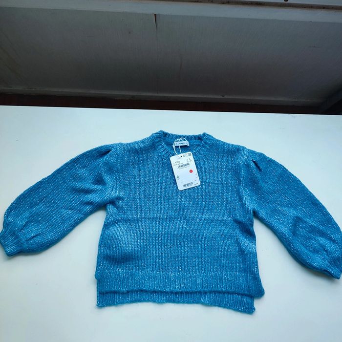 Pull d'hiver bleu pour enfants de 4 ans, Mayoral - photo numéro 5