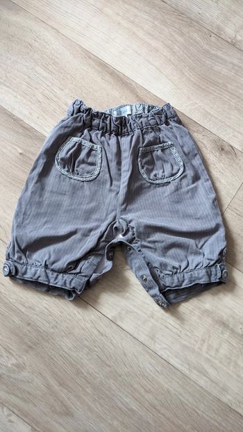 Short Gris/Taupe Kimbaloo 18 Mois