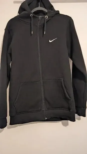 NIKE Sweat à capuche zippé Noir - Taille L - TBE