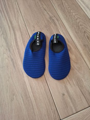 Chaussures pieds nus aquatique plage piscine été enfant Mixte bleu marine