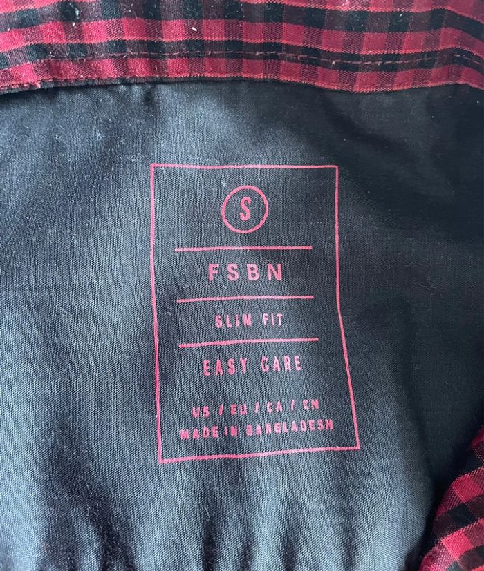 Chemise à carreaux FSBN taille S - photo numéro 4