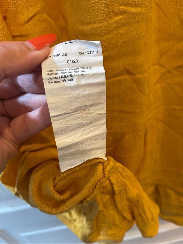 Robe Z jaune manches courtes 4ans - photo numéro 4