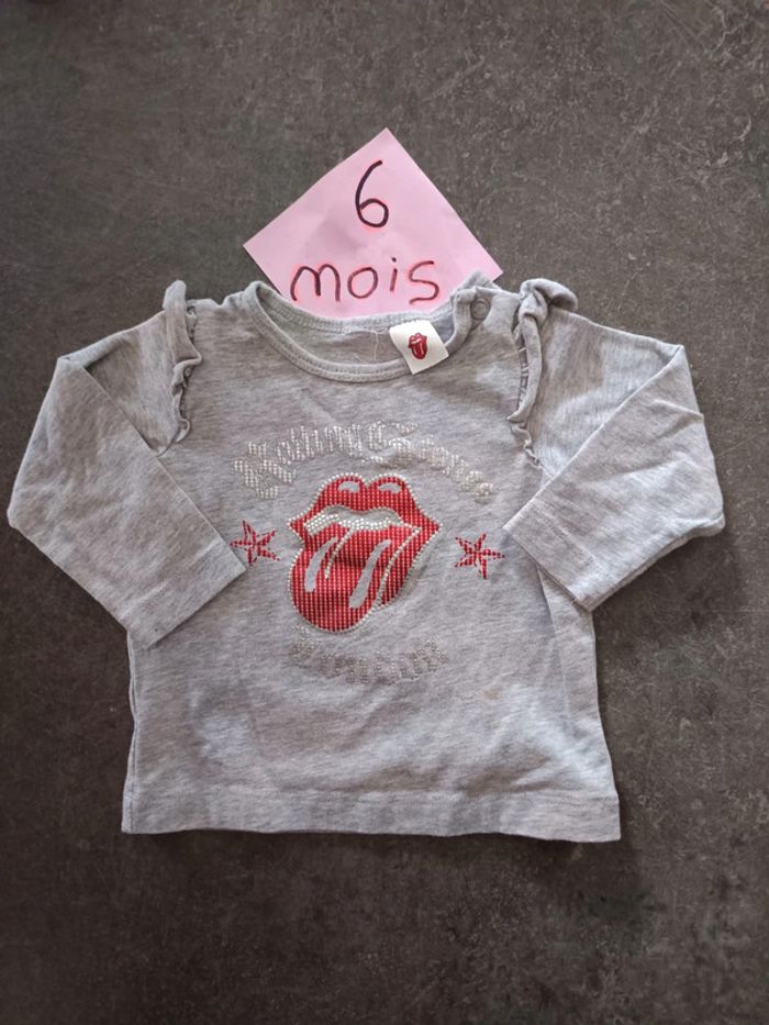 T-shirt Rolling stones 6 mois