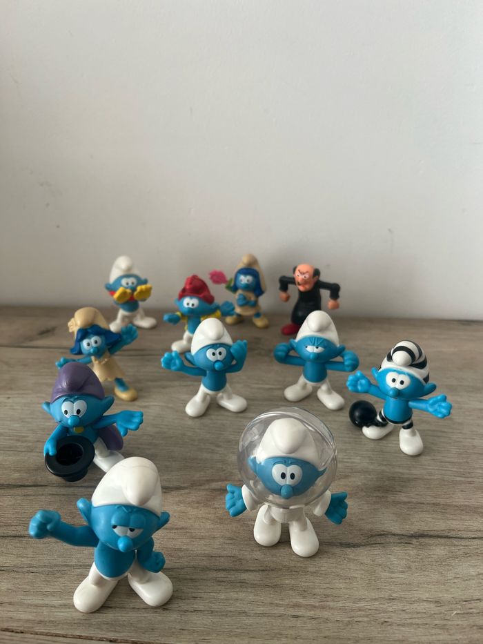 Lot de 11 figurines Schtroumpfs – Happy Meal McDonald’s 2018 – Édition 60e anniversaire - photo numéro 8