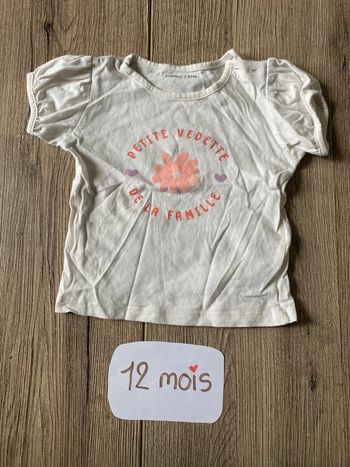 T-shirt 12 mois
