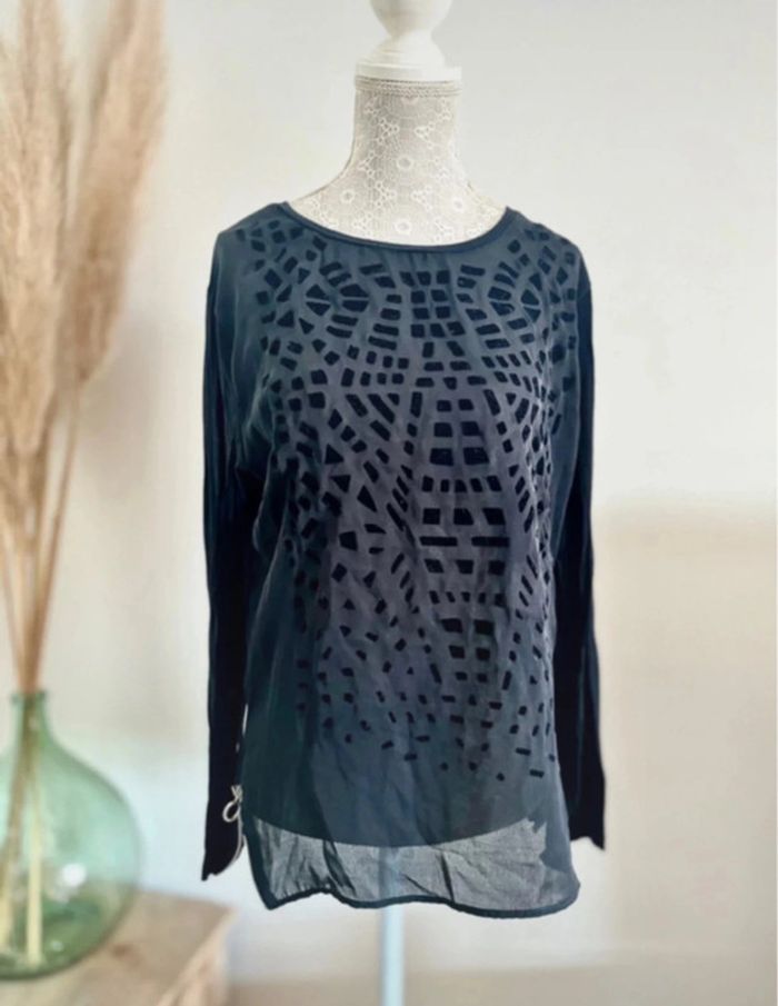 Blouse noire fluide Salsa taille 40 L