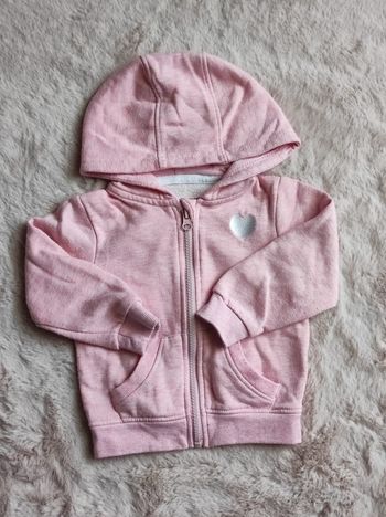 Gilet rose 12/18 mois