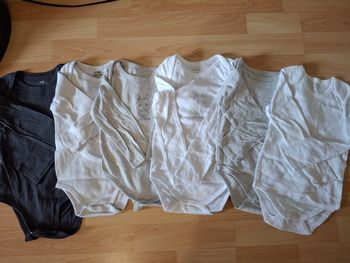 Lot 6 bodies manches longues