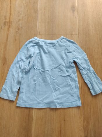 T-shirt manches longues DPAM 18M bleu