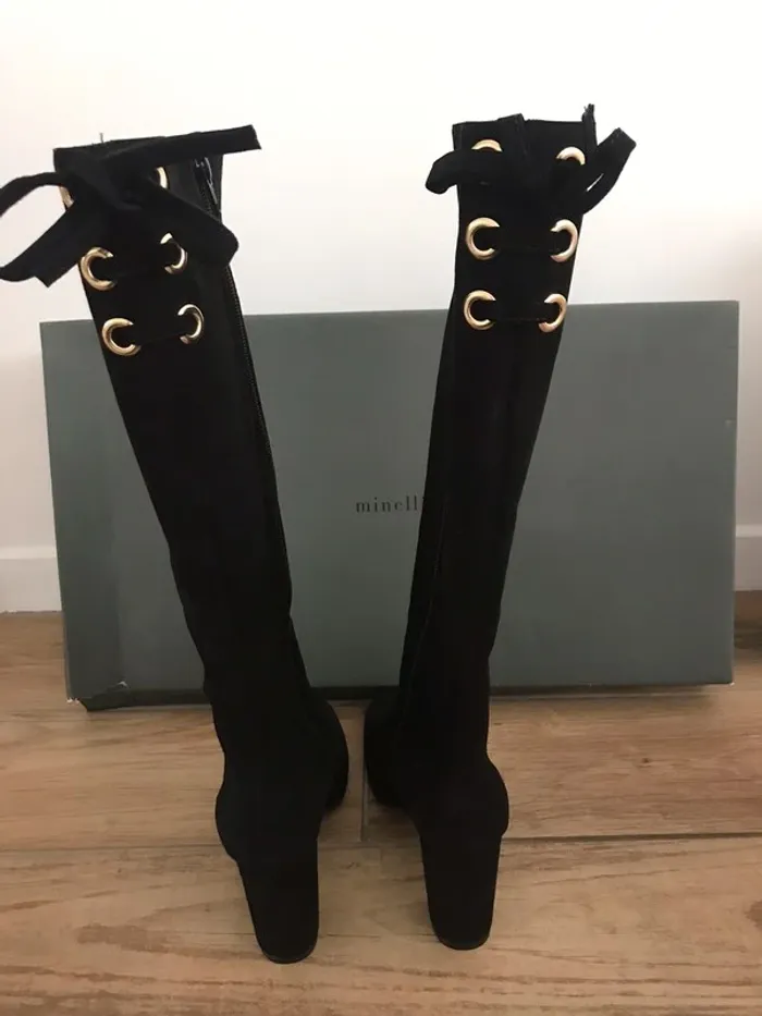 Bottes noir Minelli - photo numéro 4