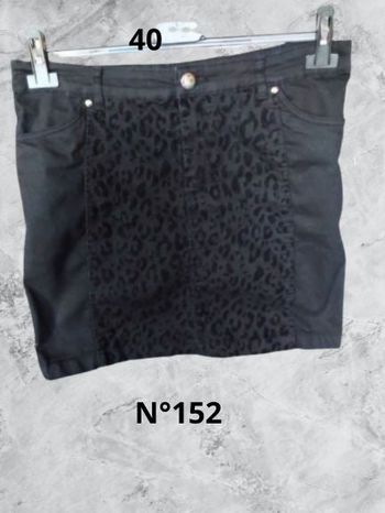 N°152 Jupe jean noir T40. H&M.