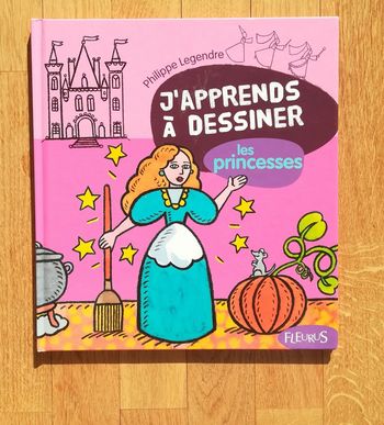 Livre J'apprends à dessiner les princesses - V92B