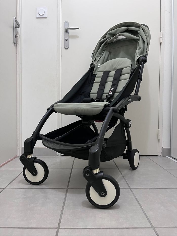 Poussette YOYO 2 avec packs 0+ et 6+ olive - photo numéro 5