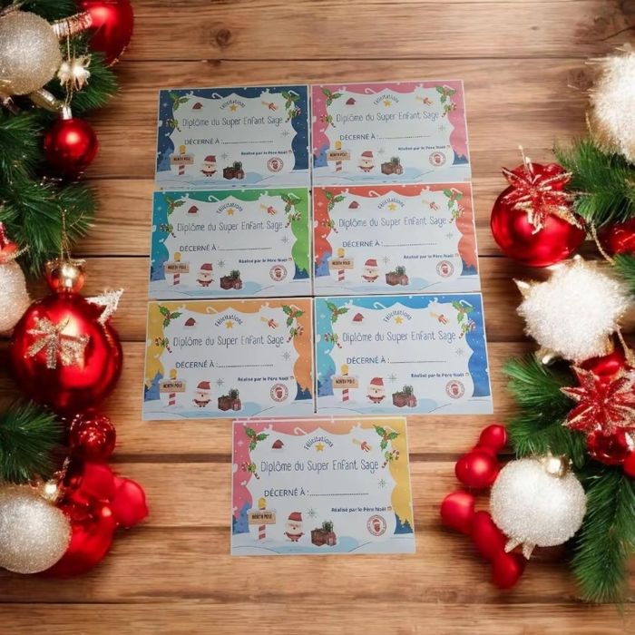 Diplôme Noël enfant sage 🎅 - photo numéro 2