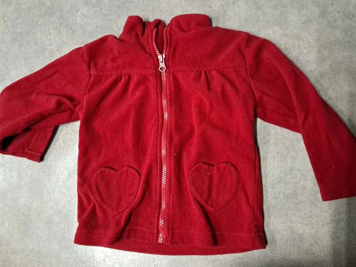 gilet polaire fille 3 ans