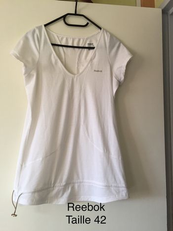 T-shirt blanc Reebok Taille 42