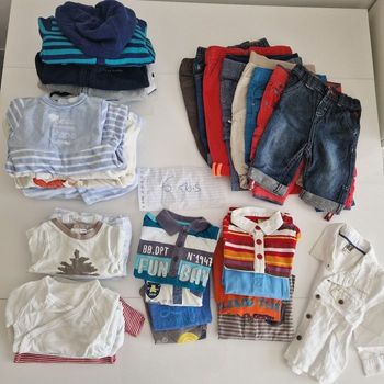 Lot vêtements garçon 6 mois