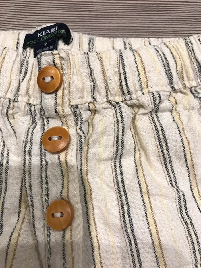 Teeshirt + short 9 mois Kiabi 🍋 - photo numéro 3