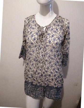 autre haut et t-shirt Zara crème taille S