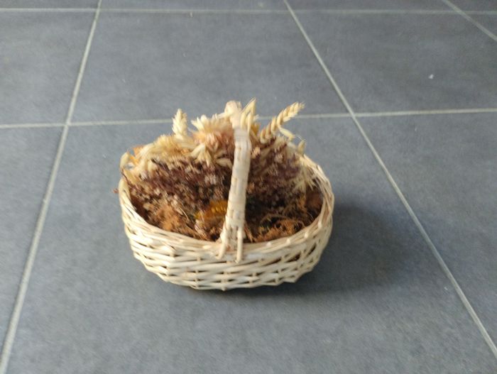 Panier fleurs séchées - photo numéro 2