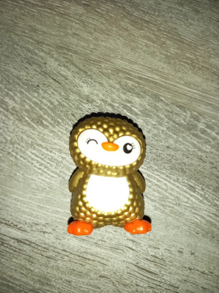 figurine i love penguins goldie rare topps