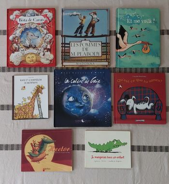 8 livres pour enfant
