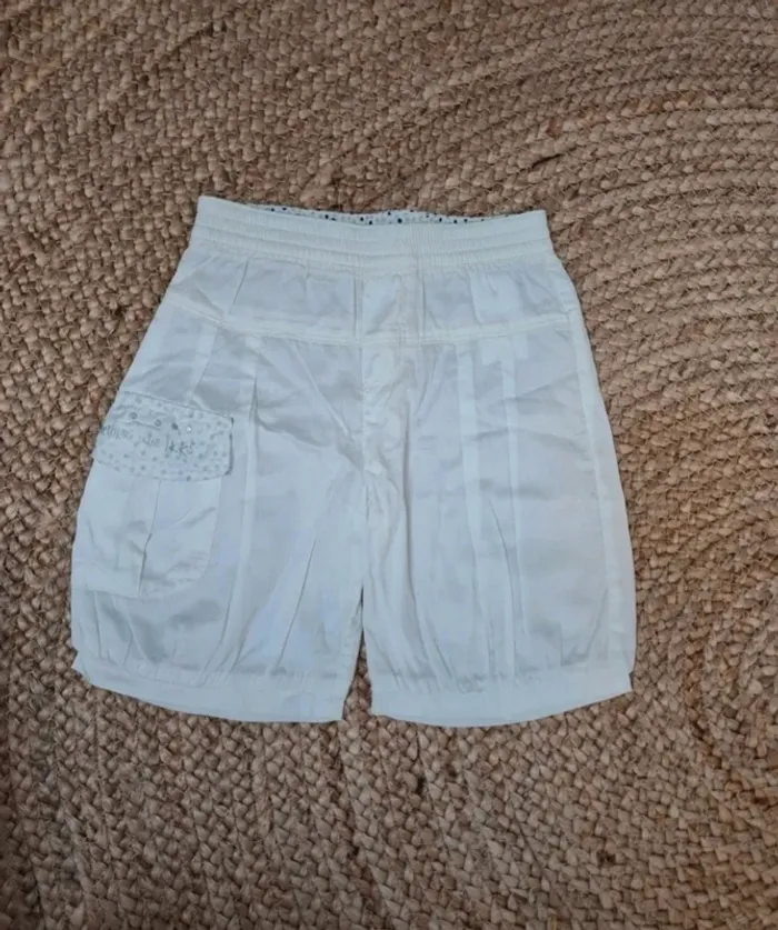 Short bébé fille blanc neuf 1 an - photo numéro 2