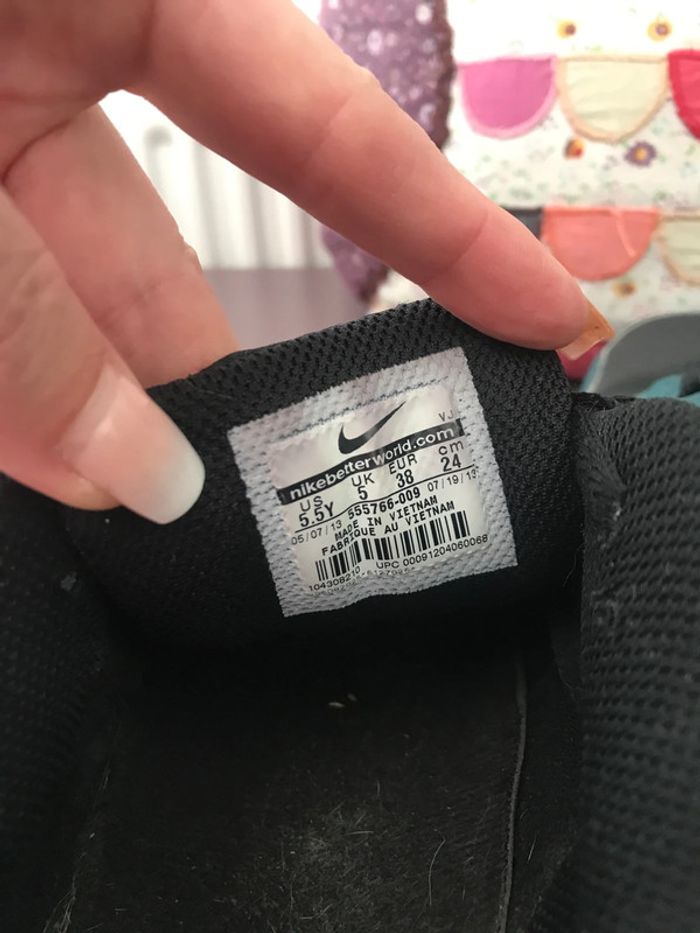 Baskets Nike air max 1 junior 38 - photo numéro 7