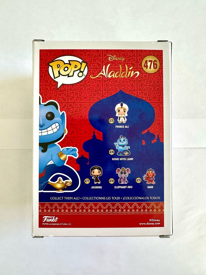Figurine Funko Pop Genie with lamp numéro 476 Aladdin Disney - photo numéro 3