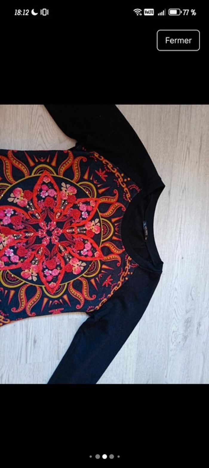 Robe S M 36 38 101 idées manches longues très bon etat - photo numéro 6