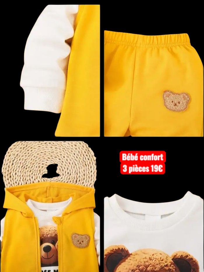Tenue bébé 3 pièces âge 6-9 M - photo numéro 6