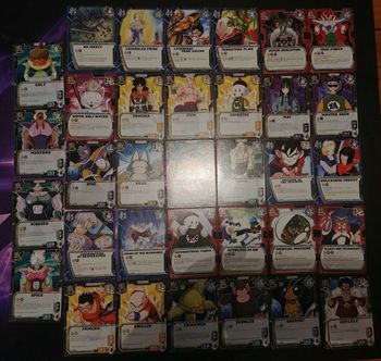 Lot 34 Cartes Dragon Ball Z Collectible Cards Game News dbz no duplicate ccg set