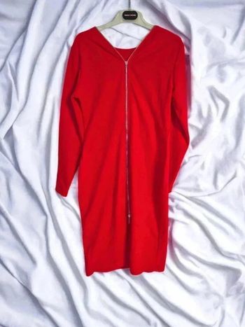 Robe fermeture au dos double sense🌹 xl🌹 rouge