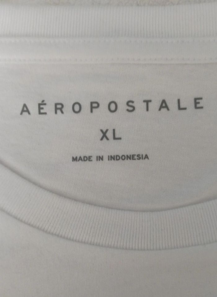 T-shirt Neuf Blanc et logo fleuri Aeropostale Grande Taille - XL - photo numéro 3
