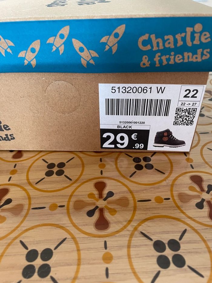 Chaussures hiver fourees enfant T22