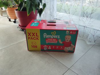 Pack xxl Pampers baby-dry pants taille 4