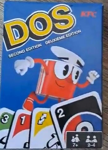 Dos jeu de carte